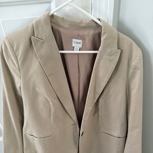 J Crew tan blazer